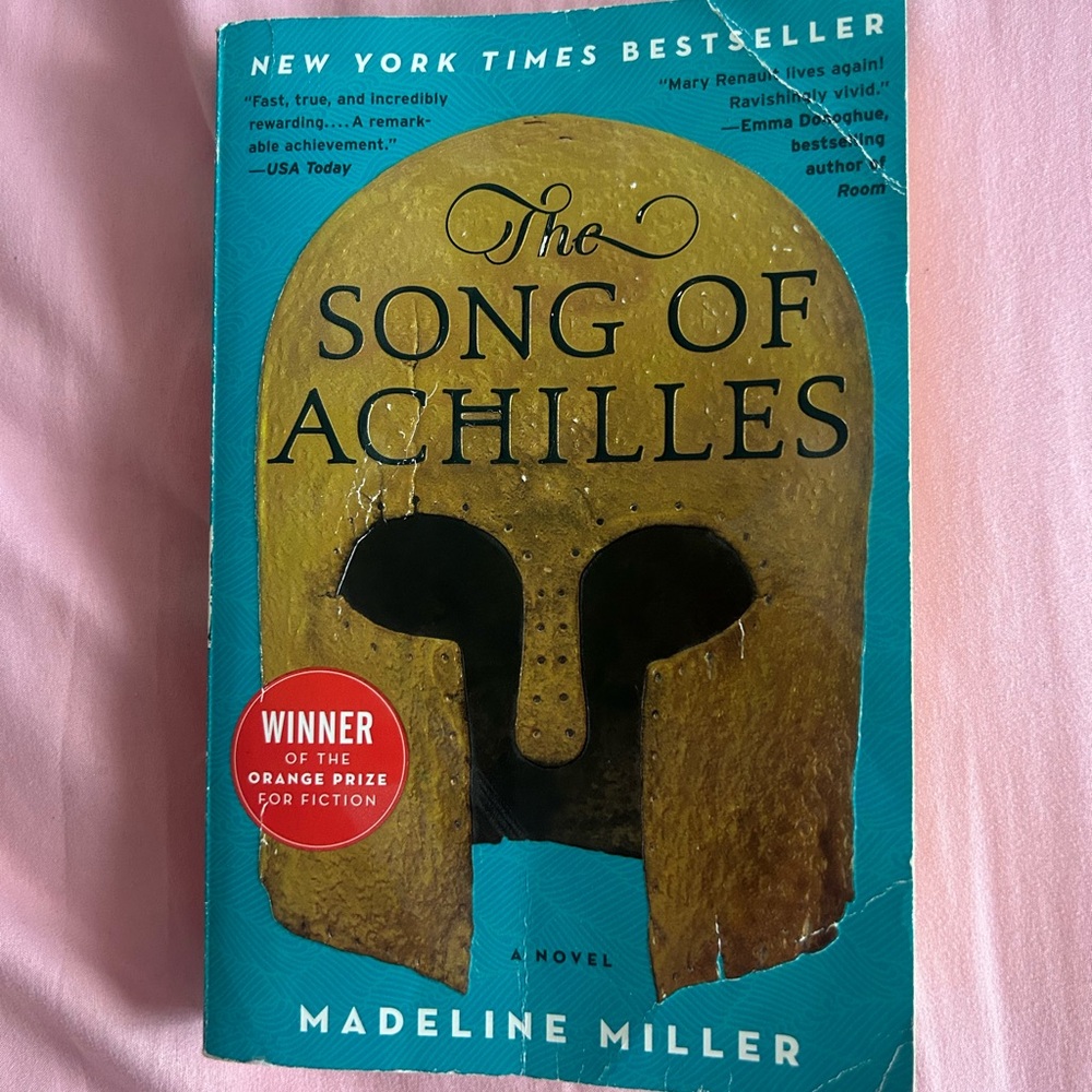 Madeline's The Song of Achilles - Teal and Gold Cover